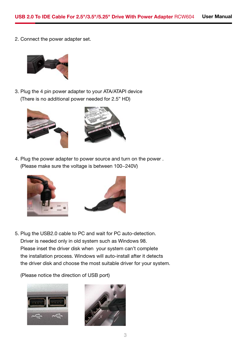 Rosewill RCW604 User Manual | Page 4 / 5