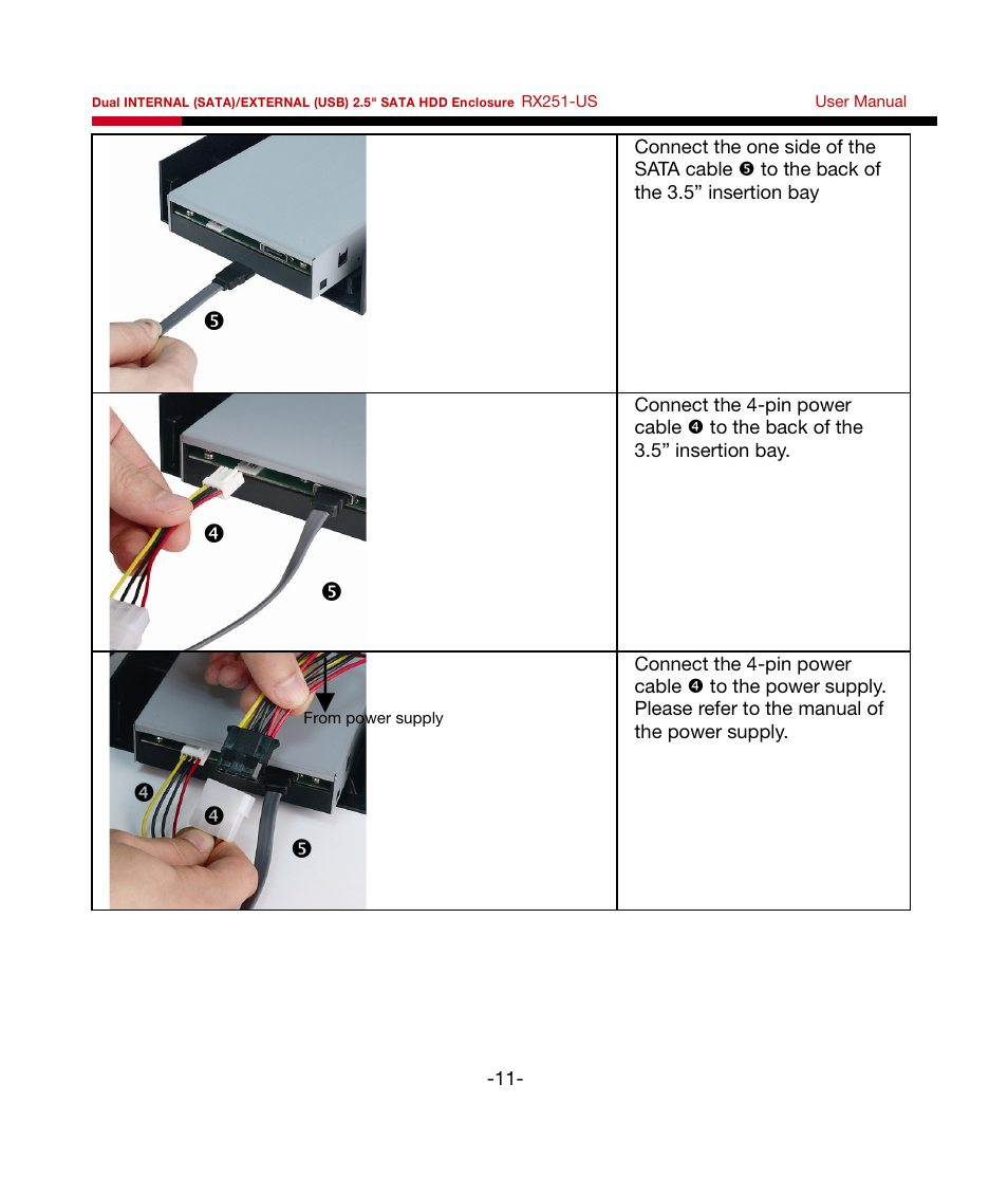 Rosewill RX251-US User Manual | Page 12 / 15