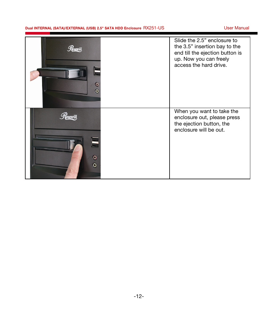 Rosewill RX251-US User Manual | Page 13 / 15