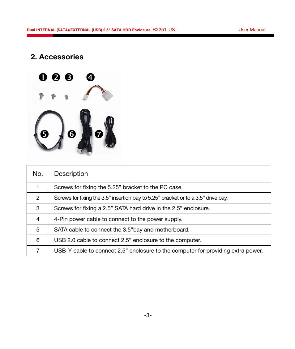 Rosewill RX251-US User Manual | Page 4 / 15