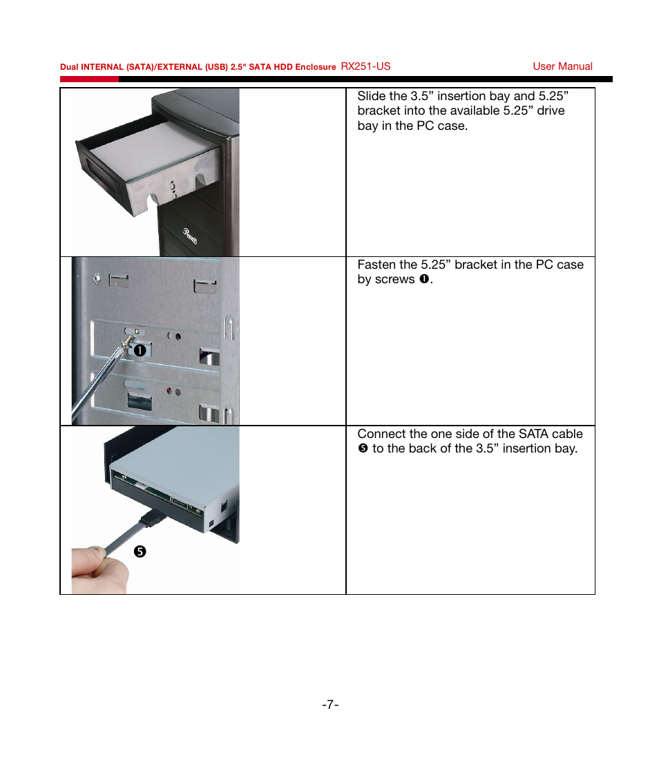 Rosewill RX251-US User Manual | Page 8 / 15