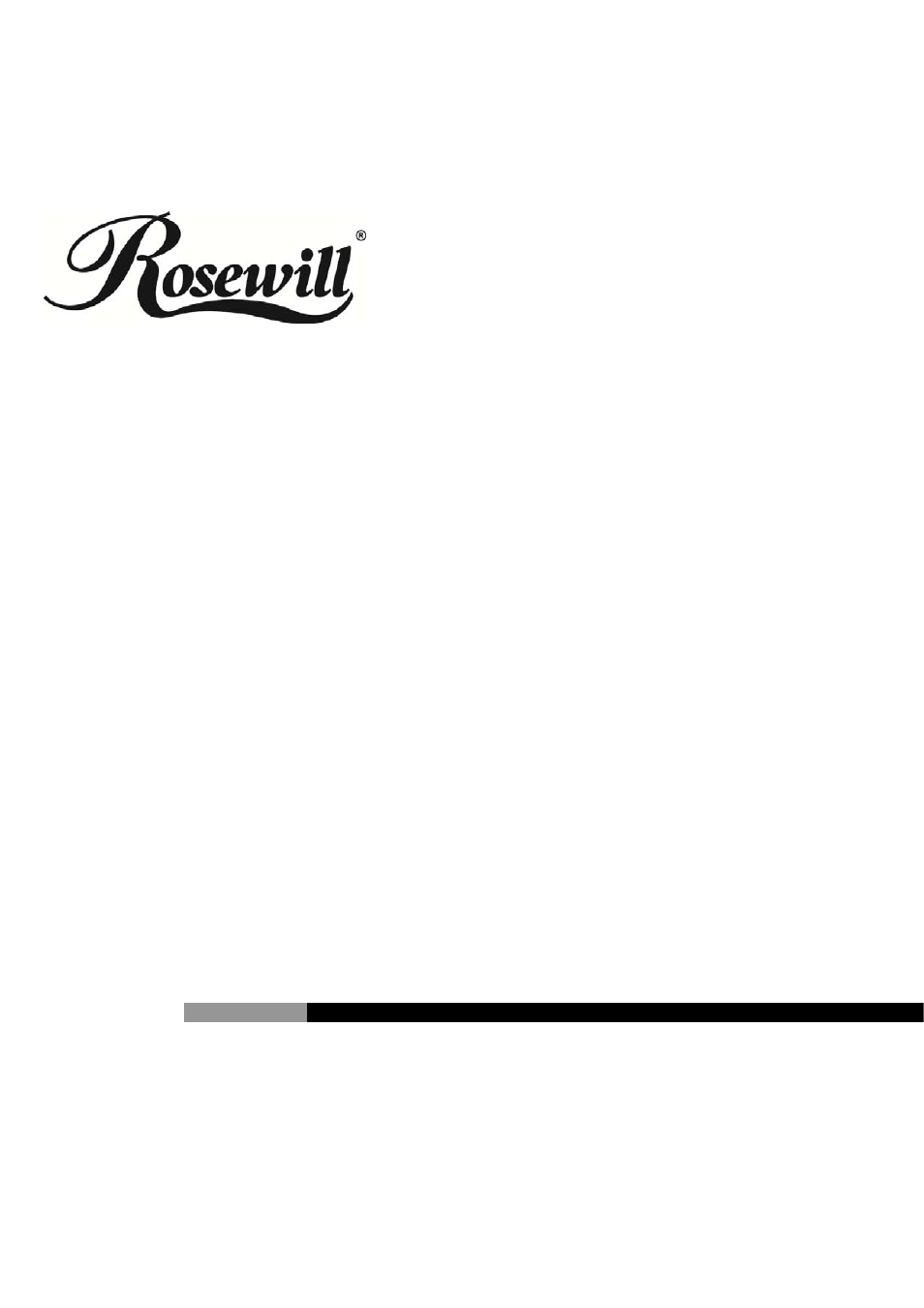 Rosewill RSV-R4000 User Manual | 12 pages