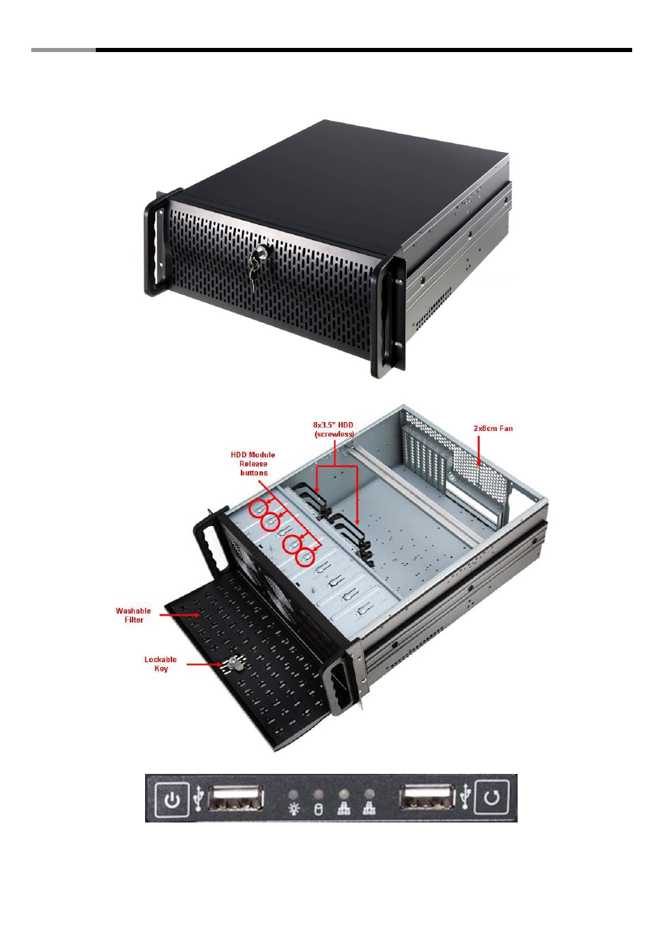 Product overview | Rosewill RSV-R4000 User Manual | Page 3 / 12