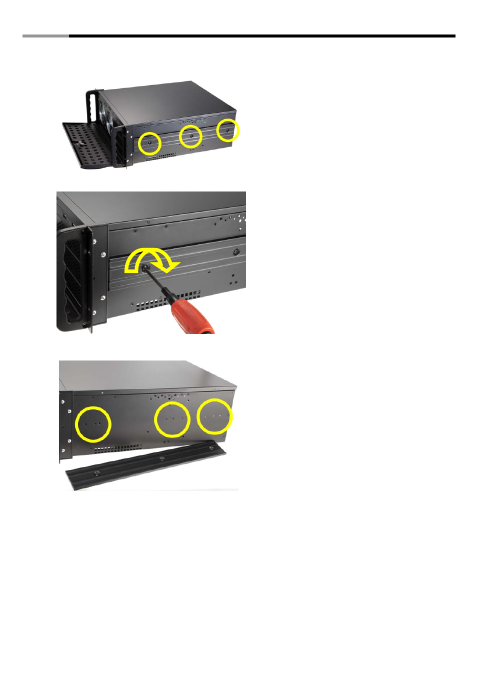 Server rail installation | Rosewill RSV-R4000 User Manual | Page 9 / 12