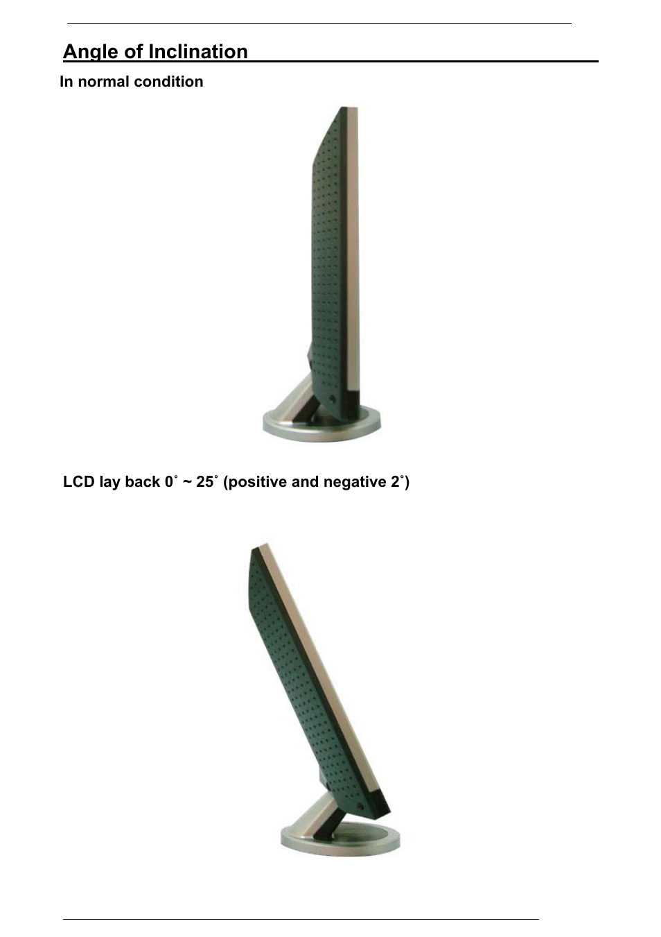 Angle of inclination | Rosewill PAA050F User Manual | Page 14 / 24