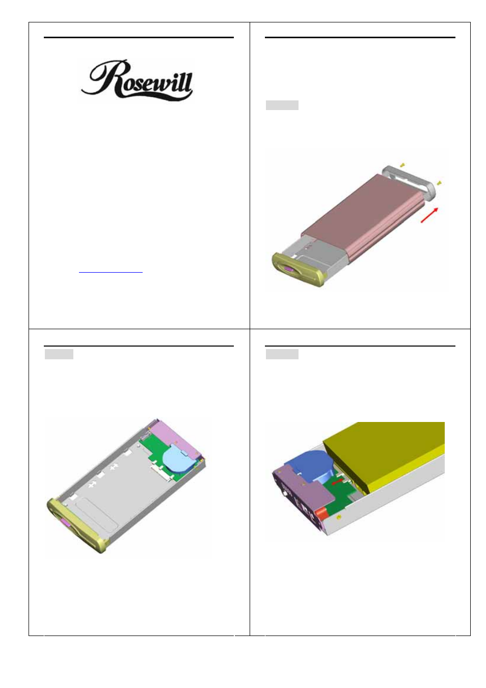 Rosewill RX343-S BLK/SLV User Manual | 2 pages