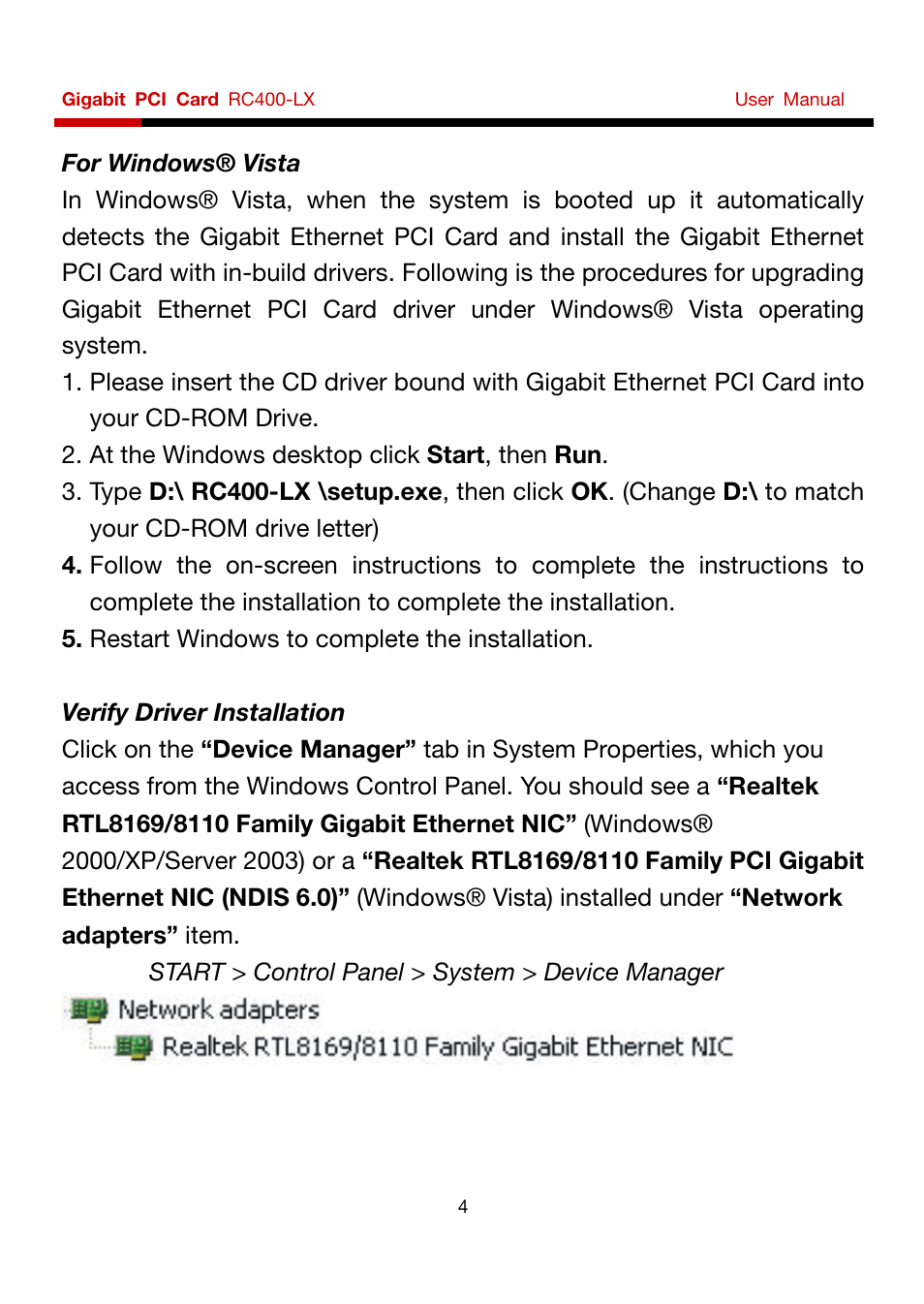 Rosewill RC-400 User Manual | Page 4 / 6