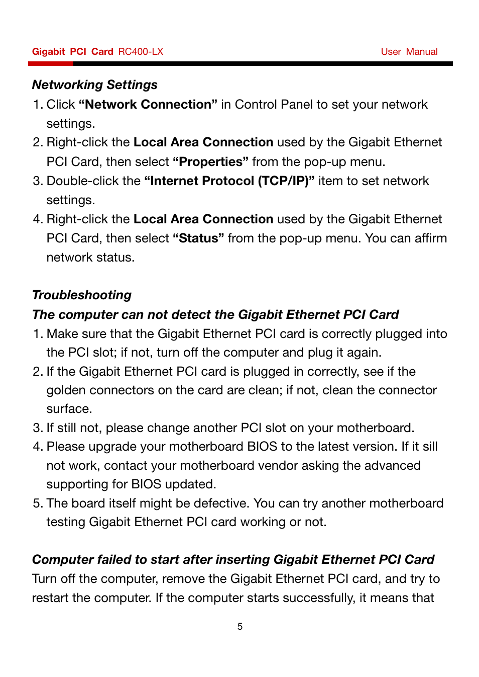 Rosewill RC-400 User Manual | Page 5 / 6