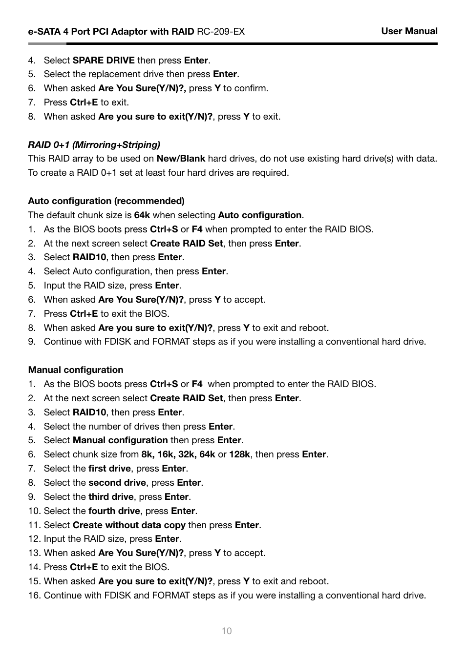 Rosewill RC-209-EX User Manual | Page 12 / 24