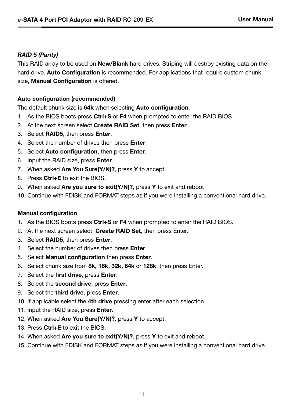 Rosewill RC-209-EX User Manual | Page 13 / 24