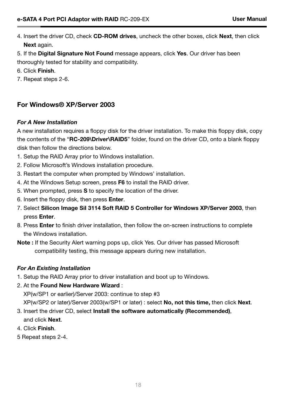 Rosewill RC-209-EX User Manual | Page 20 / 24
