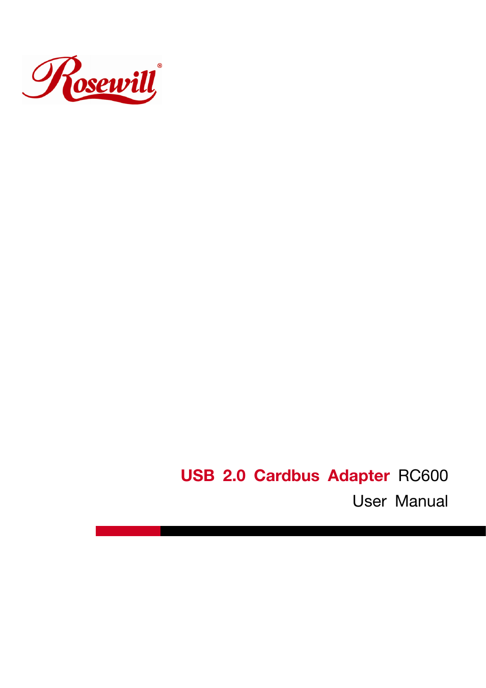 Rosewill RC-600 User Manual | 10 pages