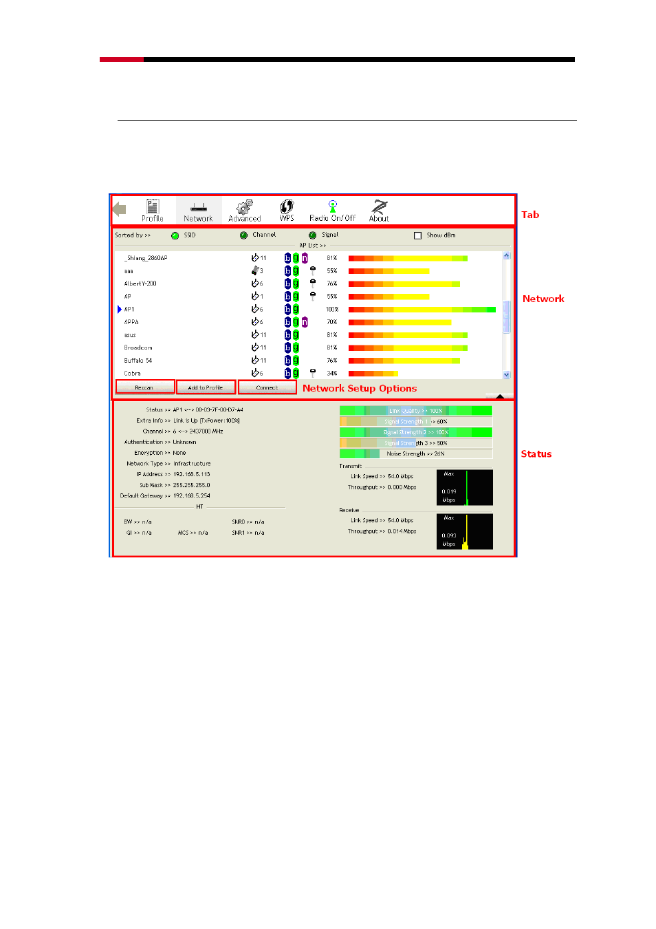 Chapter 4 utility detailed definition guide, 1 utility guide for windows os, Chapter 4 | Utility detailed definition guide | Rosewill RNX-N250UB User Manual | Page 31 / 73