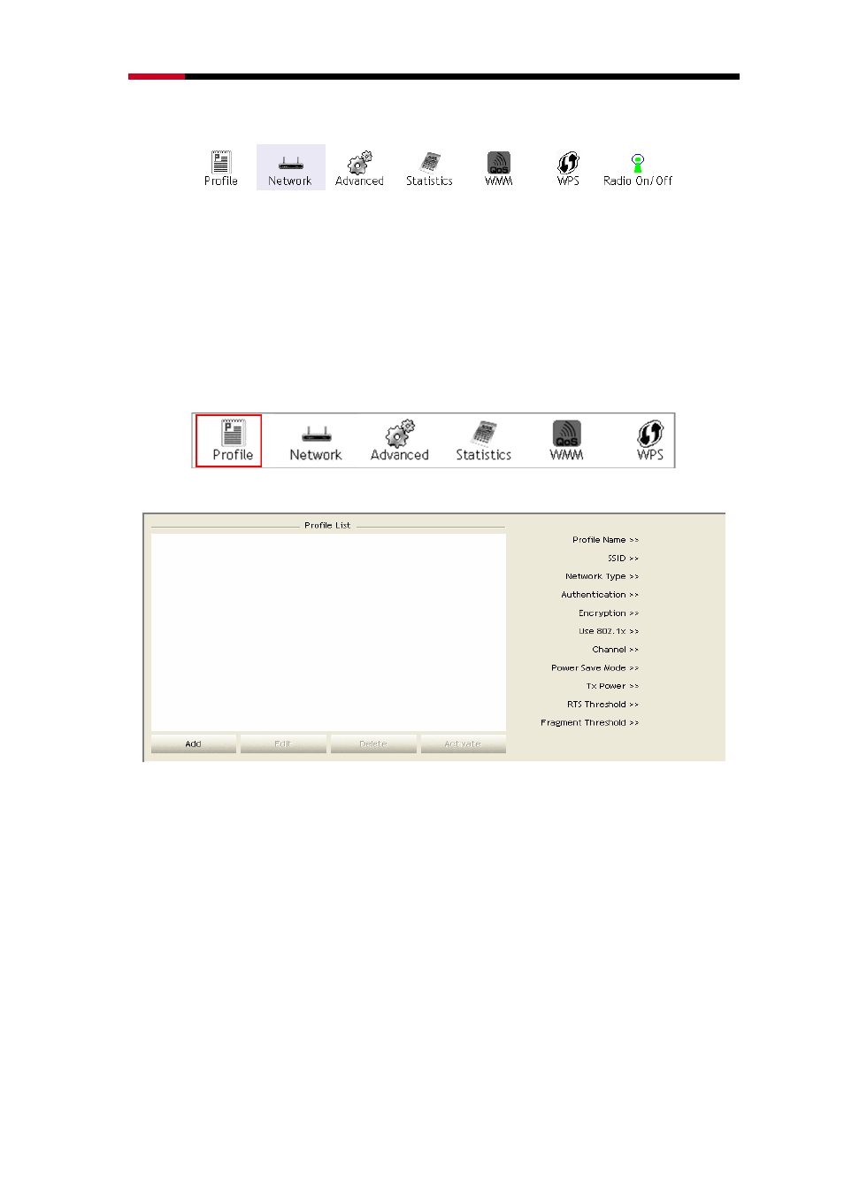 1 tab section details, 1 profile | Rosewill RNX-N250UB User Manual | Page 32 / 73