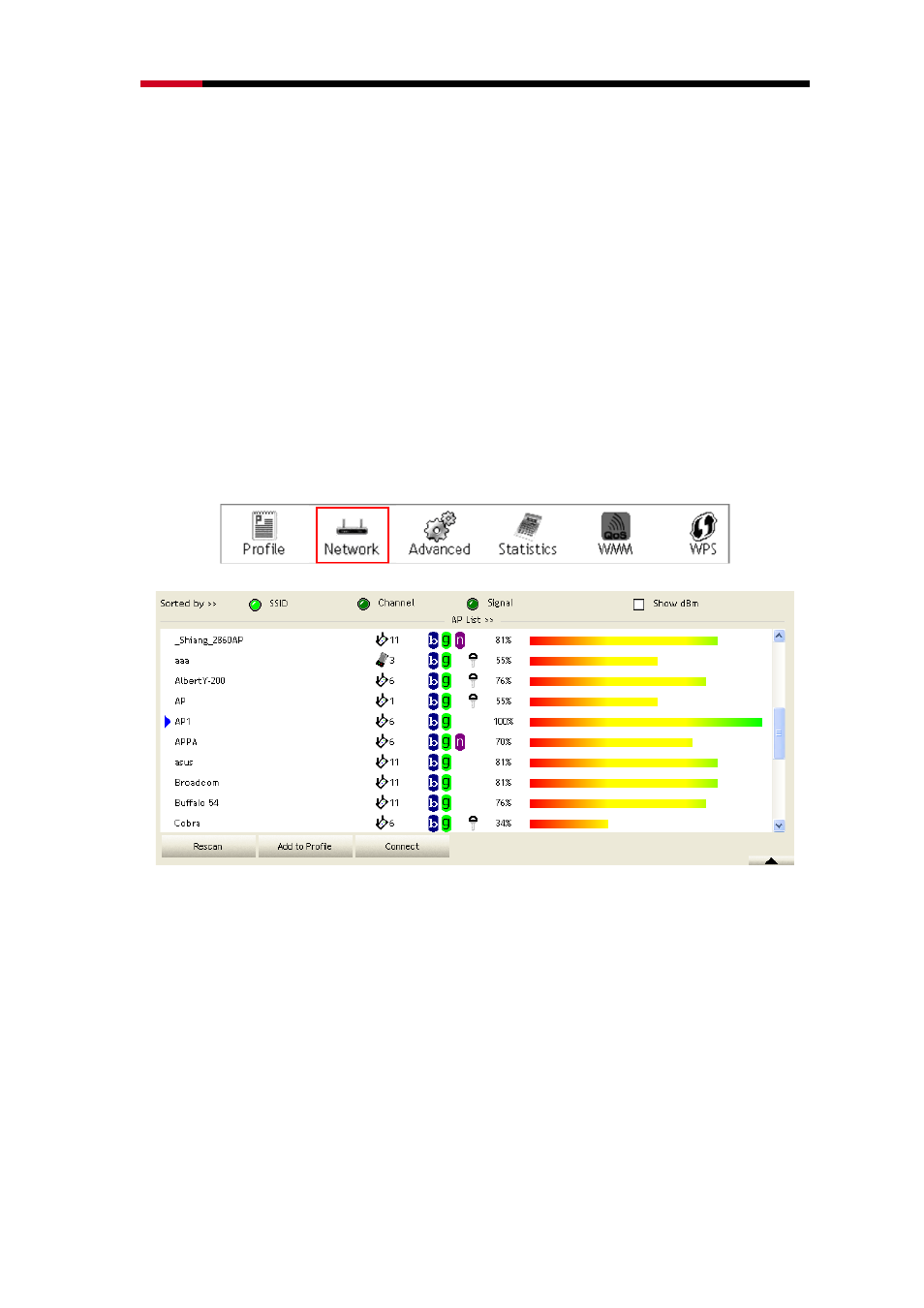 2 network (site survey) | Rosewill RNX-N250UB User Manual | Page 33 / 73