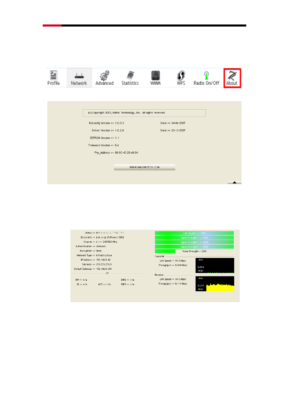 2 status section details | Rosewill RNX-N250UB User Manual | Page 38 / 73
