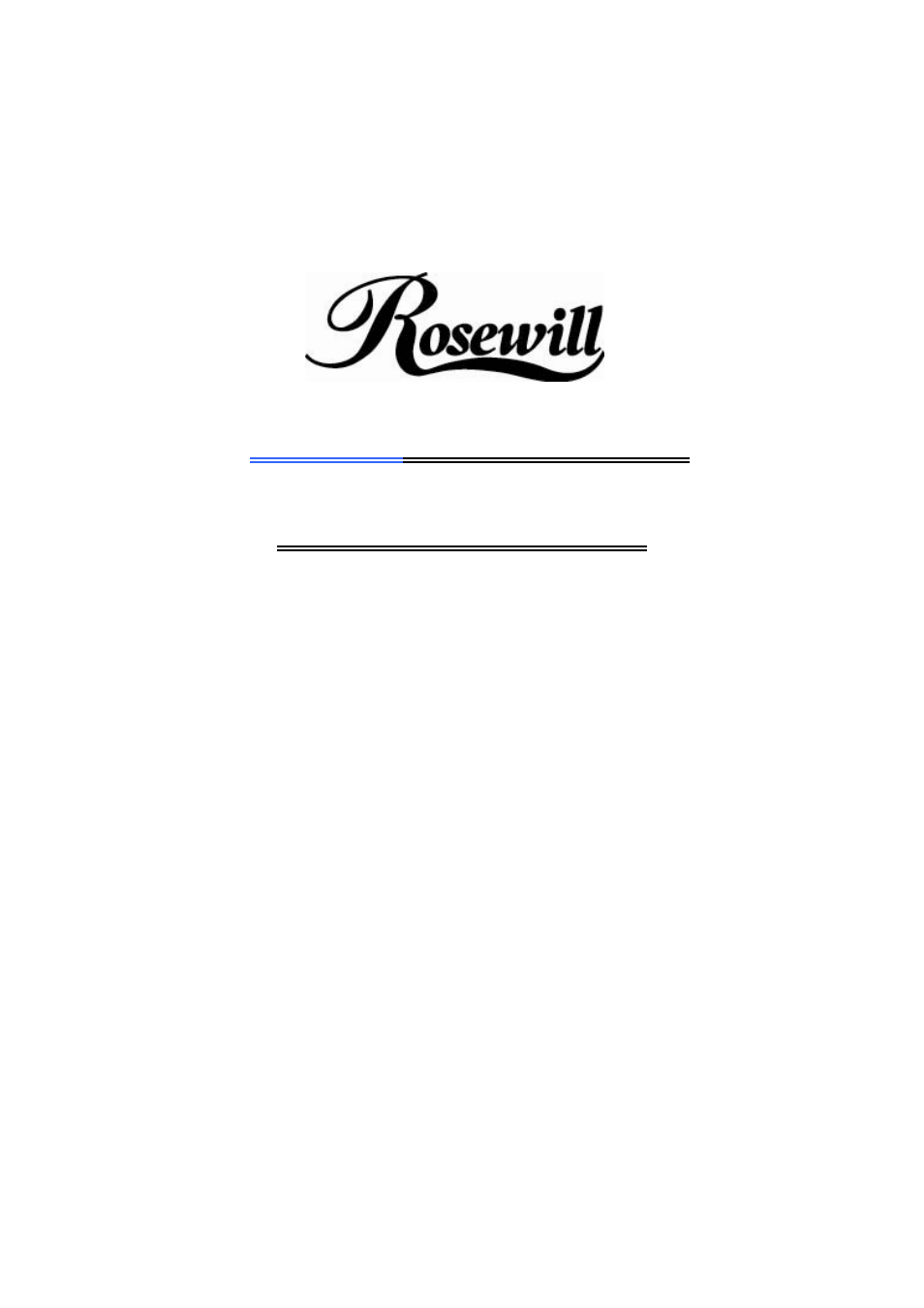 Rosewill RM2060 User Manual | 6 pages