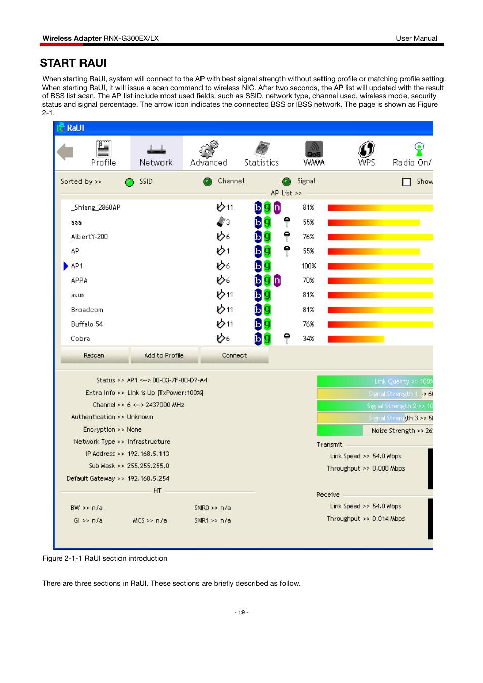 Start raui | Rosewill RNX-G300EXLX User Manual | Page 20 / 111