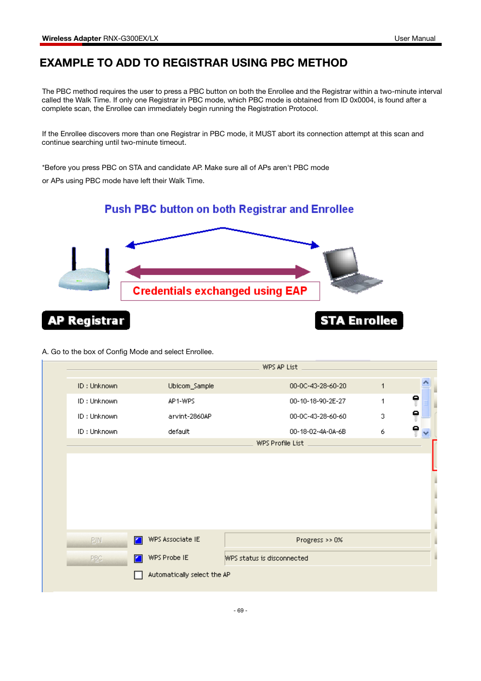 Example to add to registrar using pbc method | Rosewill RNX-G300EXLX User Manual | Page 70 / 111