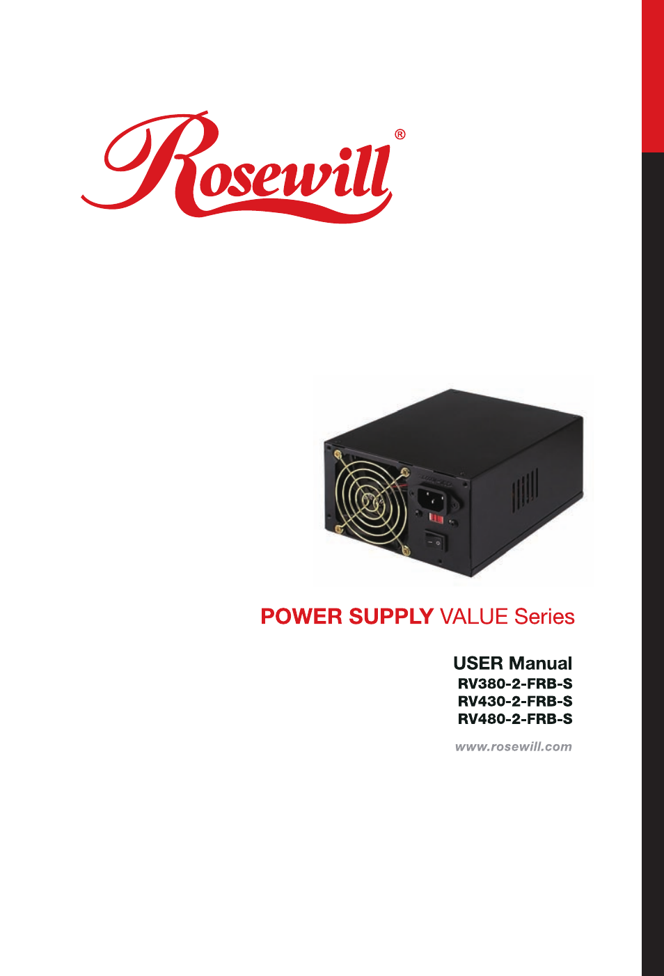 Rosewill RV380-2-FRB-S User Manual | 14 pages