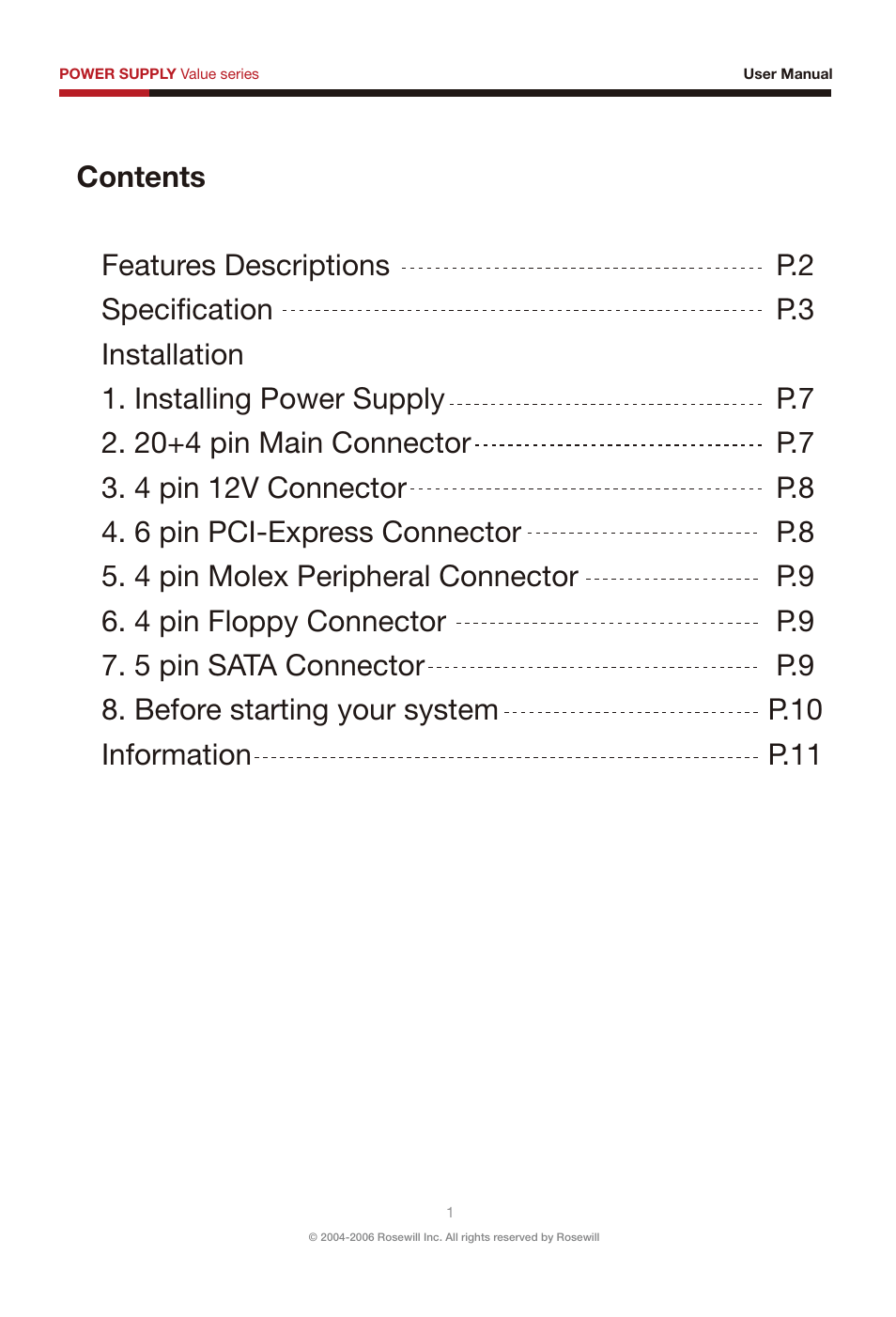 Rosewill RV380-2-FRB-S User Manual | Page 2 / 14