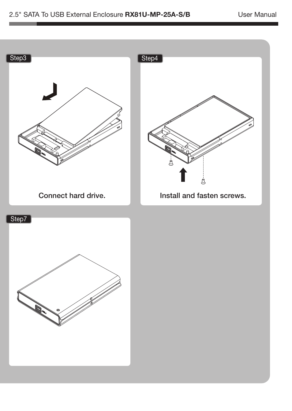 Rx81u-mp-25a-s-b-p2 | Rosewill RX81U-MP-25A-S/B User Manual | Page 3 / 4