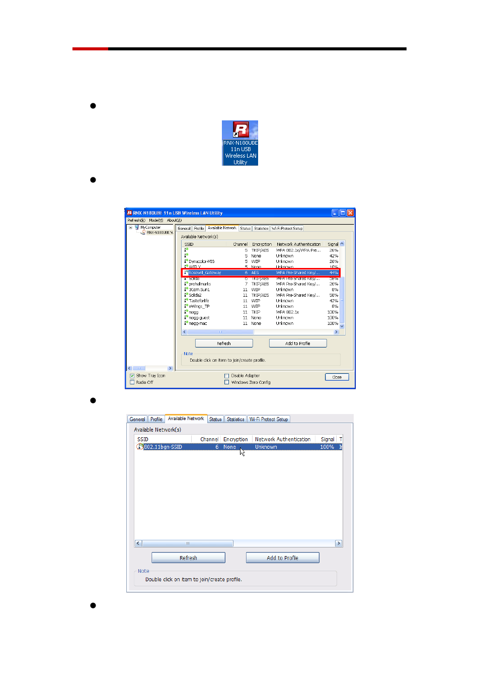 Configure your wireless adapter | Rosewill RNX-N180UBE User Manual | Page 8 / 9