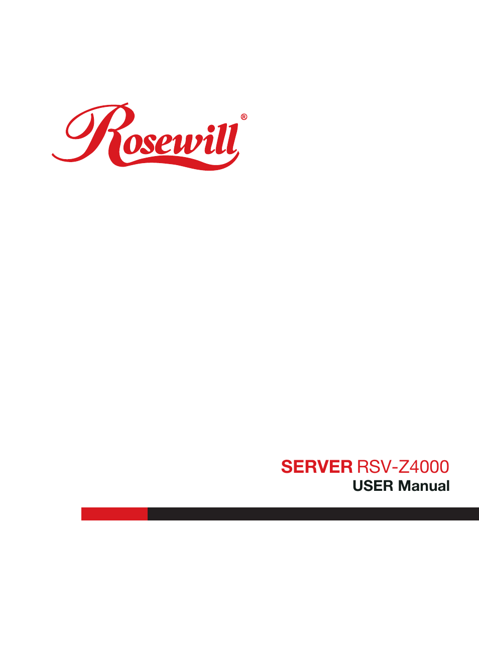 Rosewill RSV-Z4000 User Manual | 13 pages