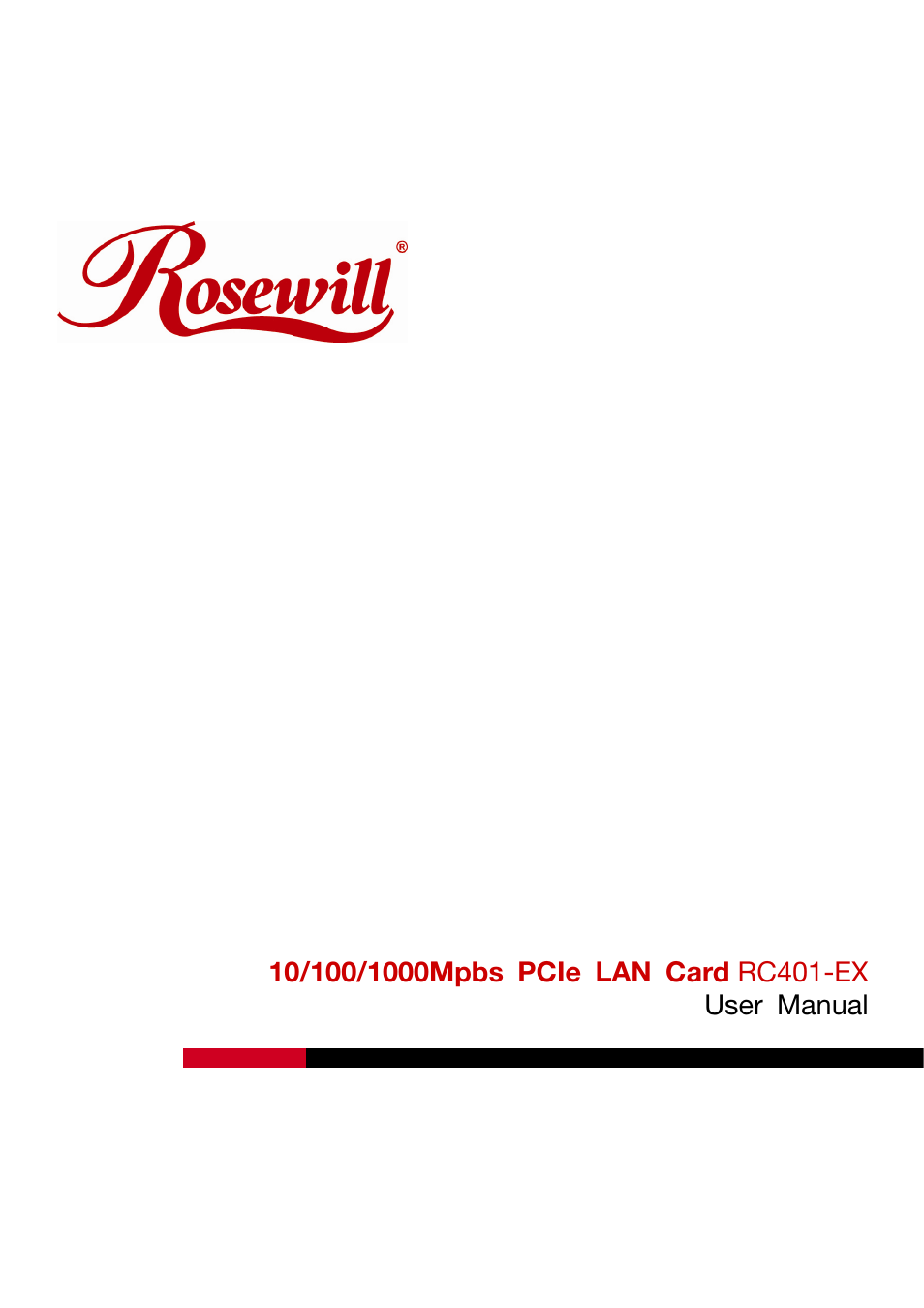 Rosewill RC401-EX User Manual | 4 pages