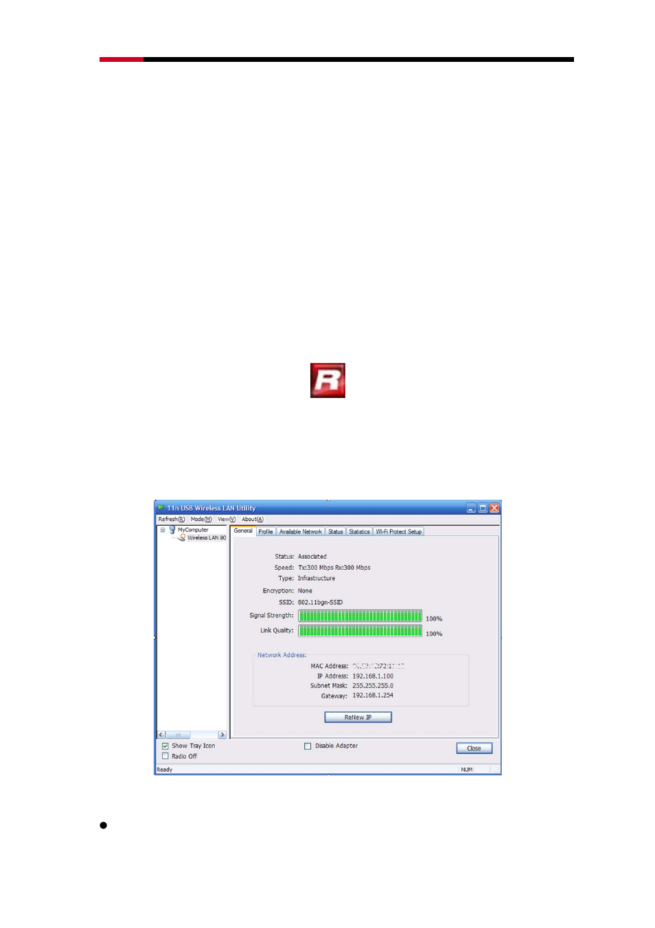 Chapter 4 configuration – station mode, 1 general | Rosewill RNX-N2LX User Manual | Page 13 / 32