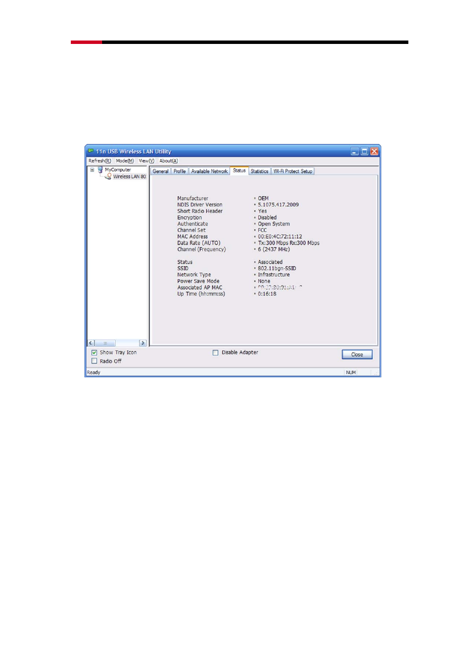 4 status, 5 statistics, 3 status | 4 statistics | Rosewill RNX-N2LX User Manual | Page 21 / 32