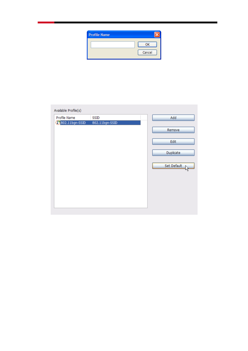 5 set default, Available network, 2 available network | Rosewill RNX-N180UB User Manual | Page 19 / 32