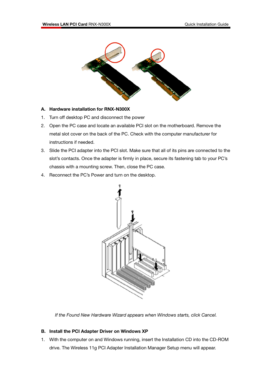 Rosewill RNX-N300X User Manual | Page 3 / 7