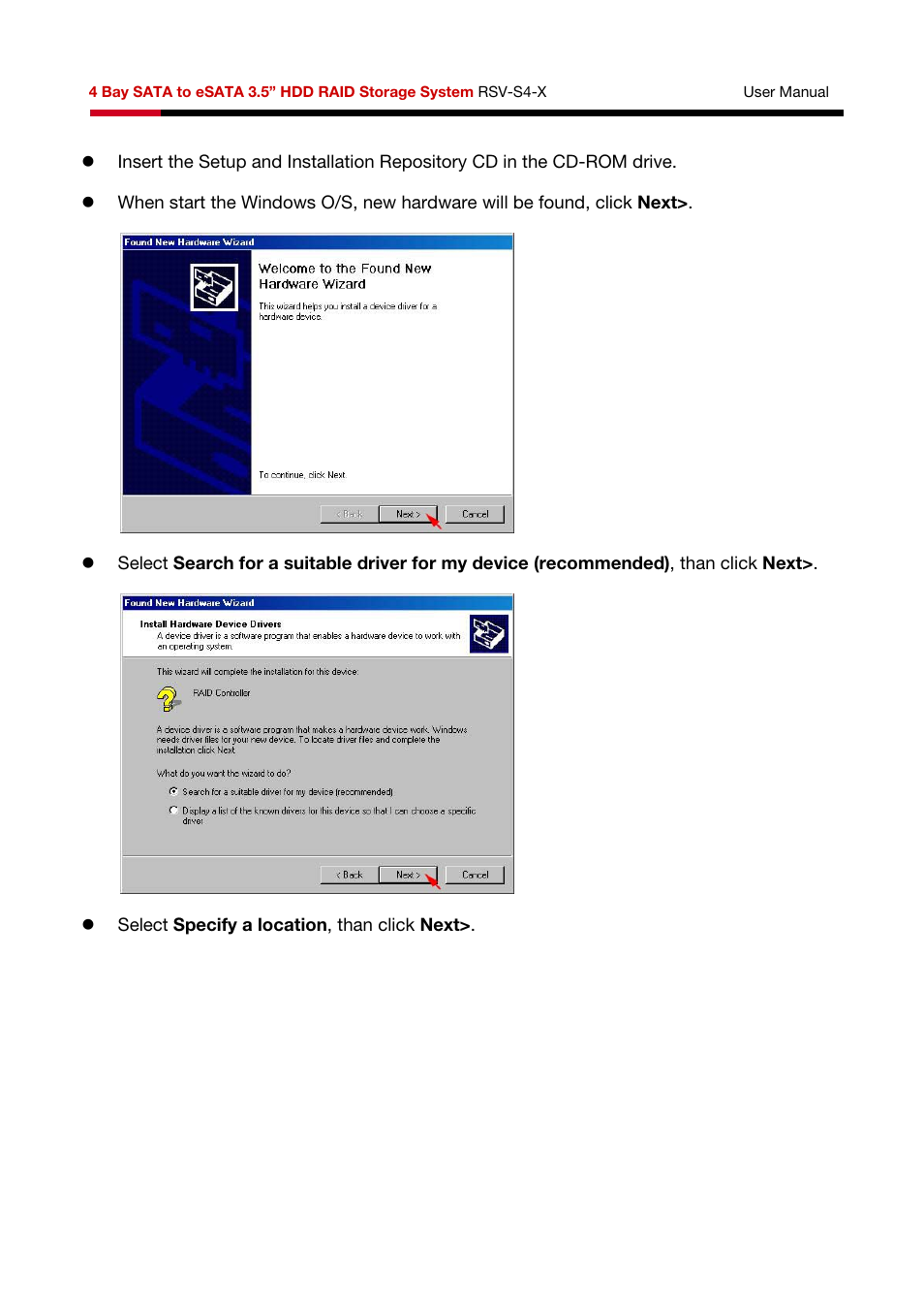 Rosewill HDD RAID RSV-S4-X User Manual | Page 16 / 111