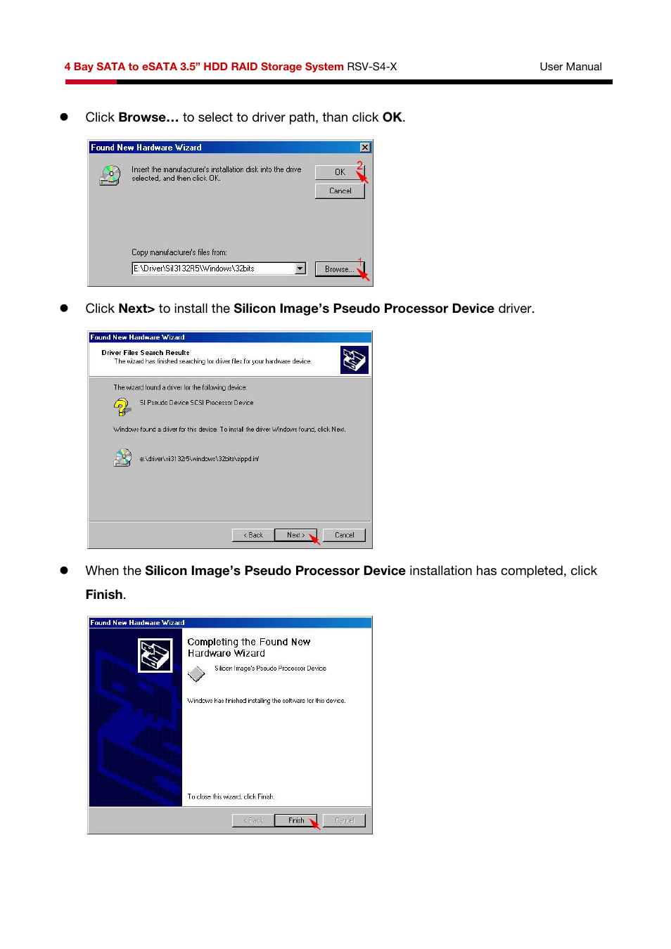 Rosewill HDD RAID RSV-S4-X User Manual | Page 20 / 111