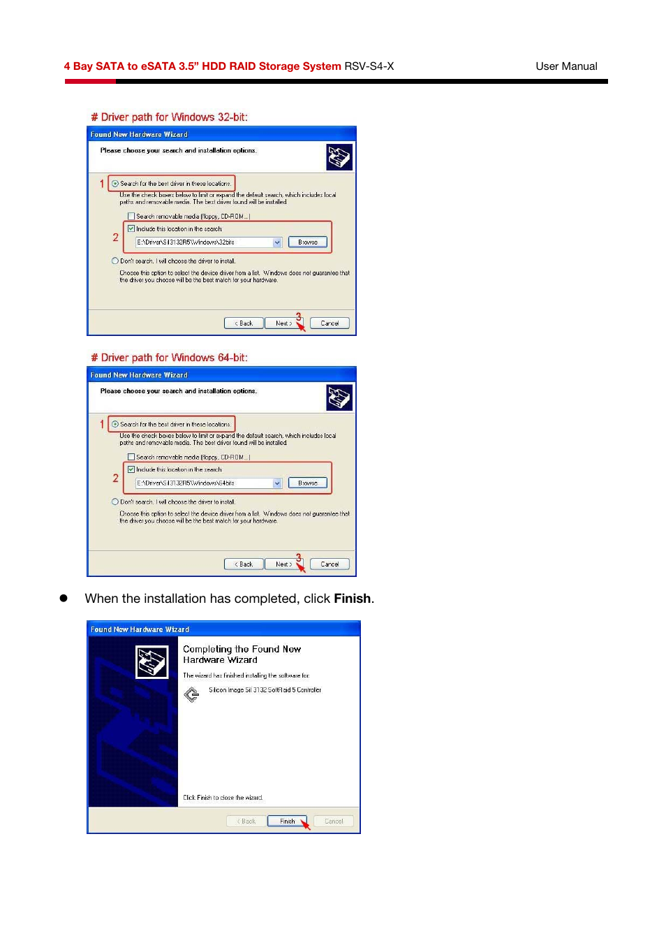 Rosewill HDD RAID RSV-S4-X User Manual | Page 34 / 111