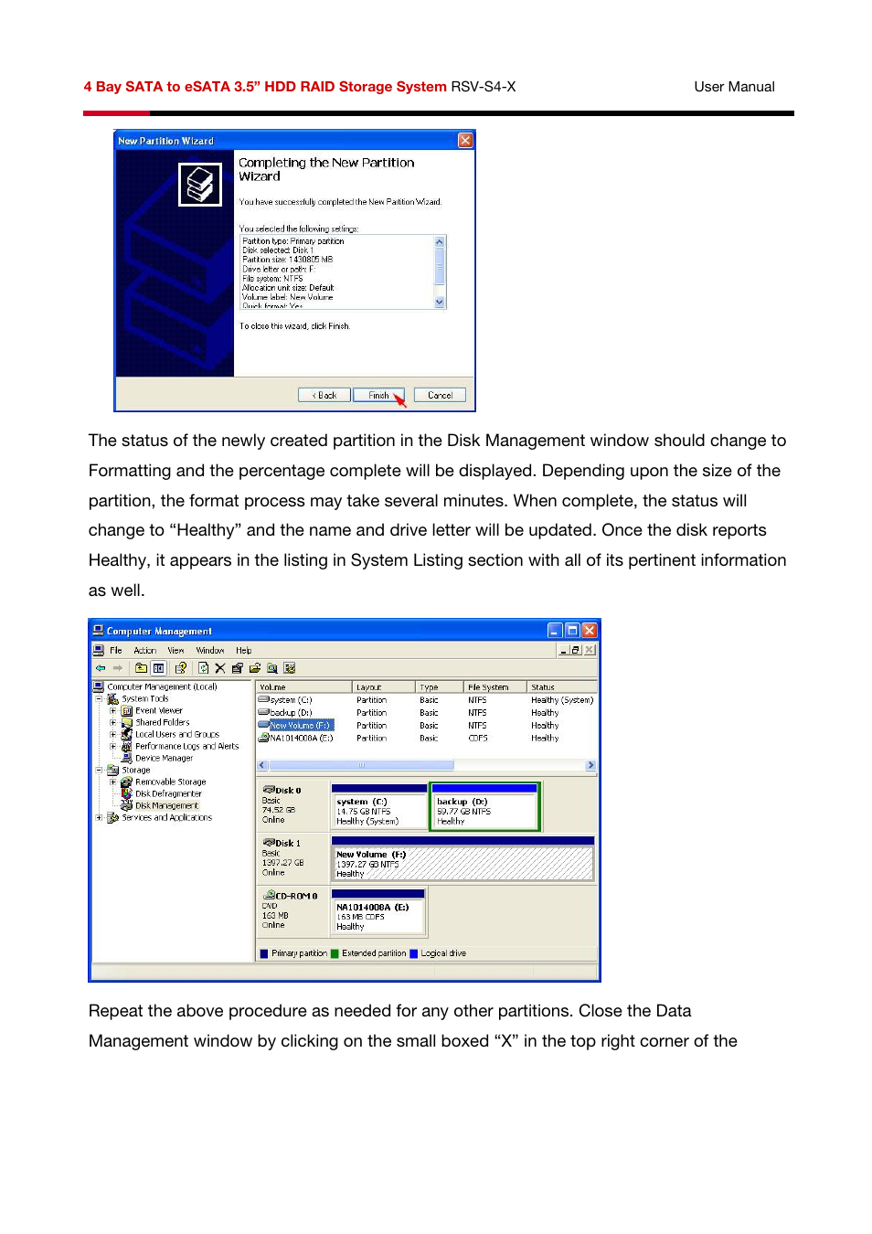 Rosewill HDD RAID RSV-S4-X User Manual | Page 45 / 111