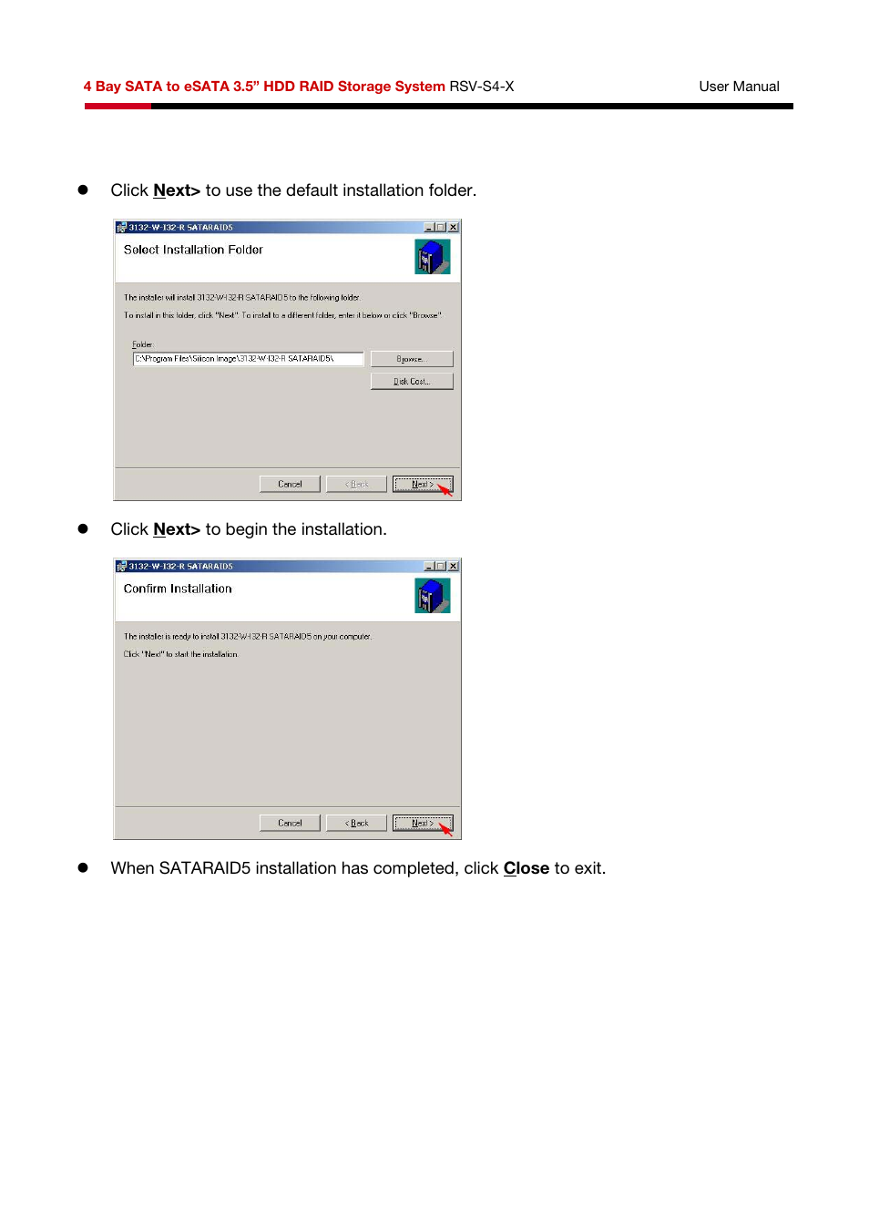 Rosewill HDD RAID RSV-S4-X User Manual | Page 60 / 111