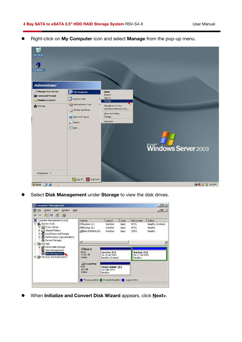 Rosewill HDD RAID RSV-S4-X User Manual | Page 63 / 111