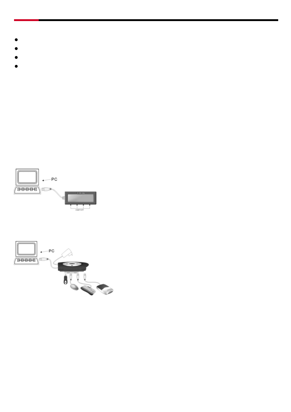 System requirement, Attention, Hardware connection guide | Rosewill RHUB-200 User Manual | Page 3 / 3