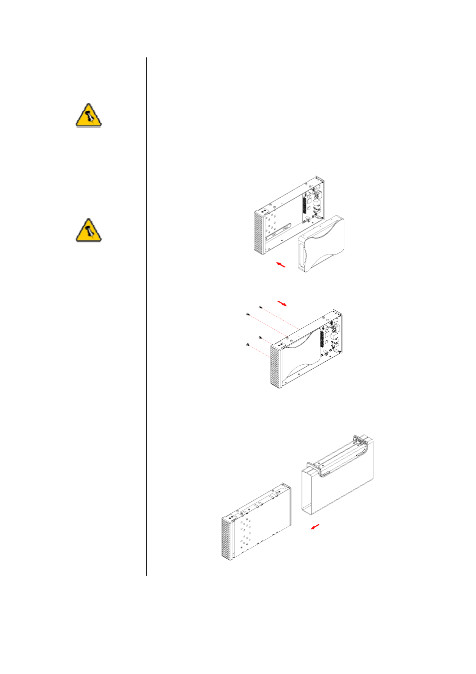 Hard drive assembly, Rive, Ssembly | Artitioning | Rosewill RX30 User Manual | Page 7 / 14