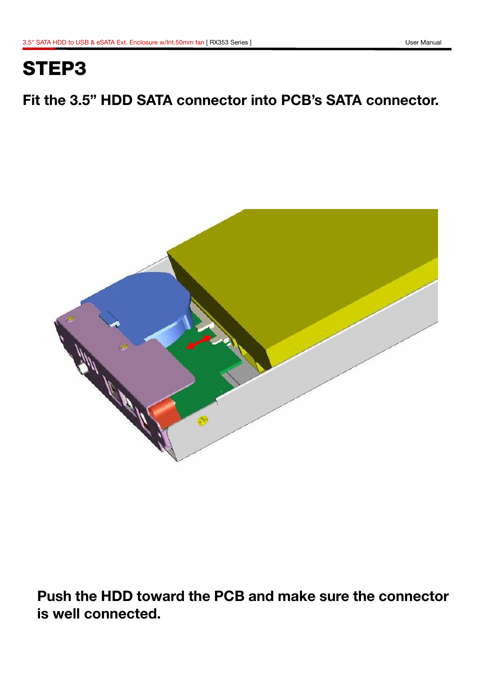 Step3 | Rosewill RX353 User Manual | Page 4 / 10
