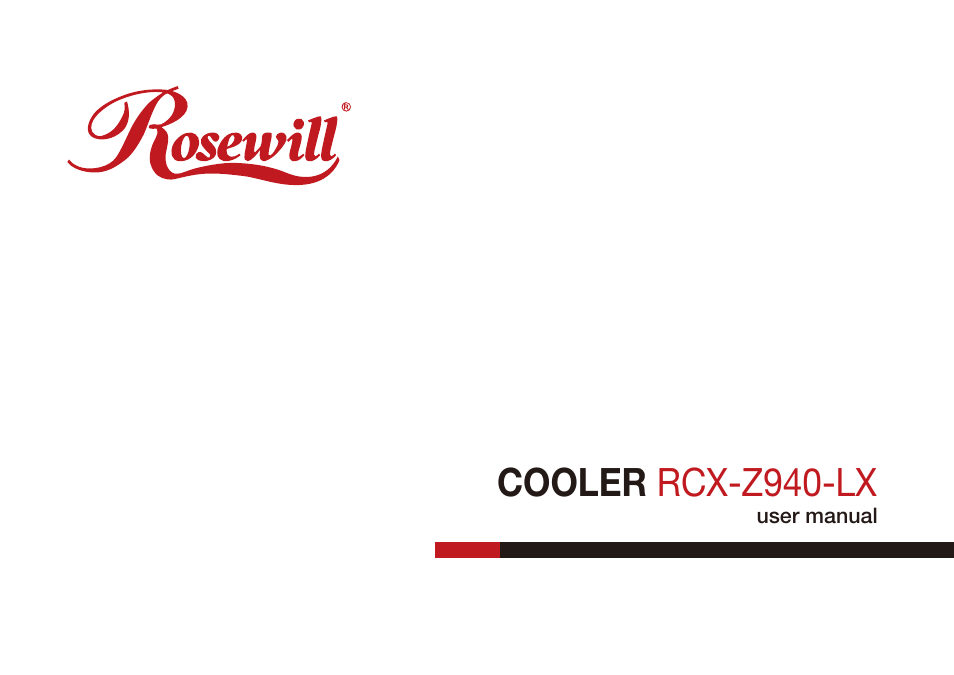 Rosewill RCX-Z940-LX User Manual | 2 pages