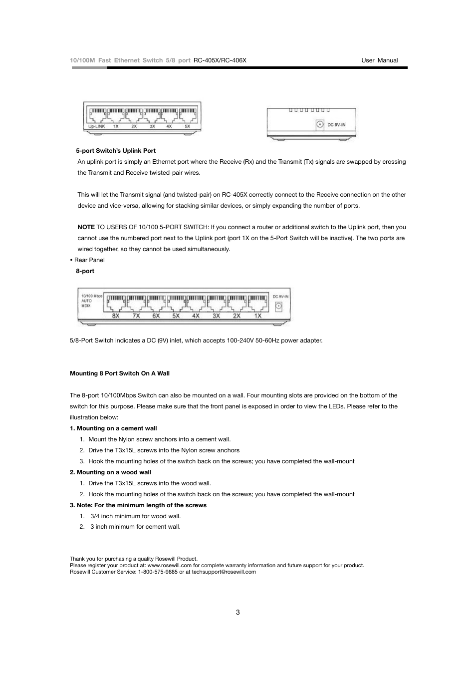 Rosewill RC-405X User Manual | Page 4 / 4