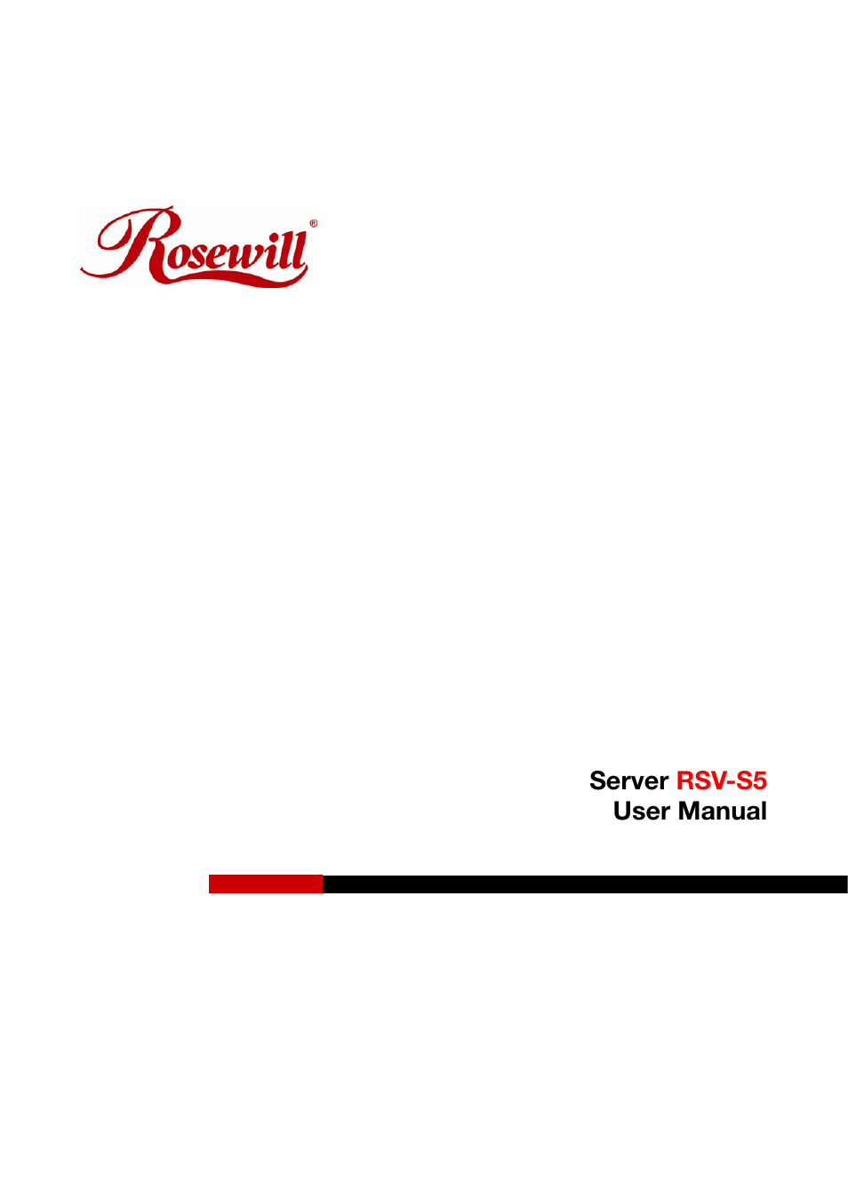 Rosewill RSV-S5 User Manual | 83 pages