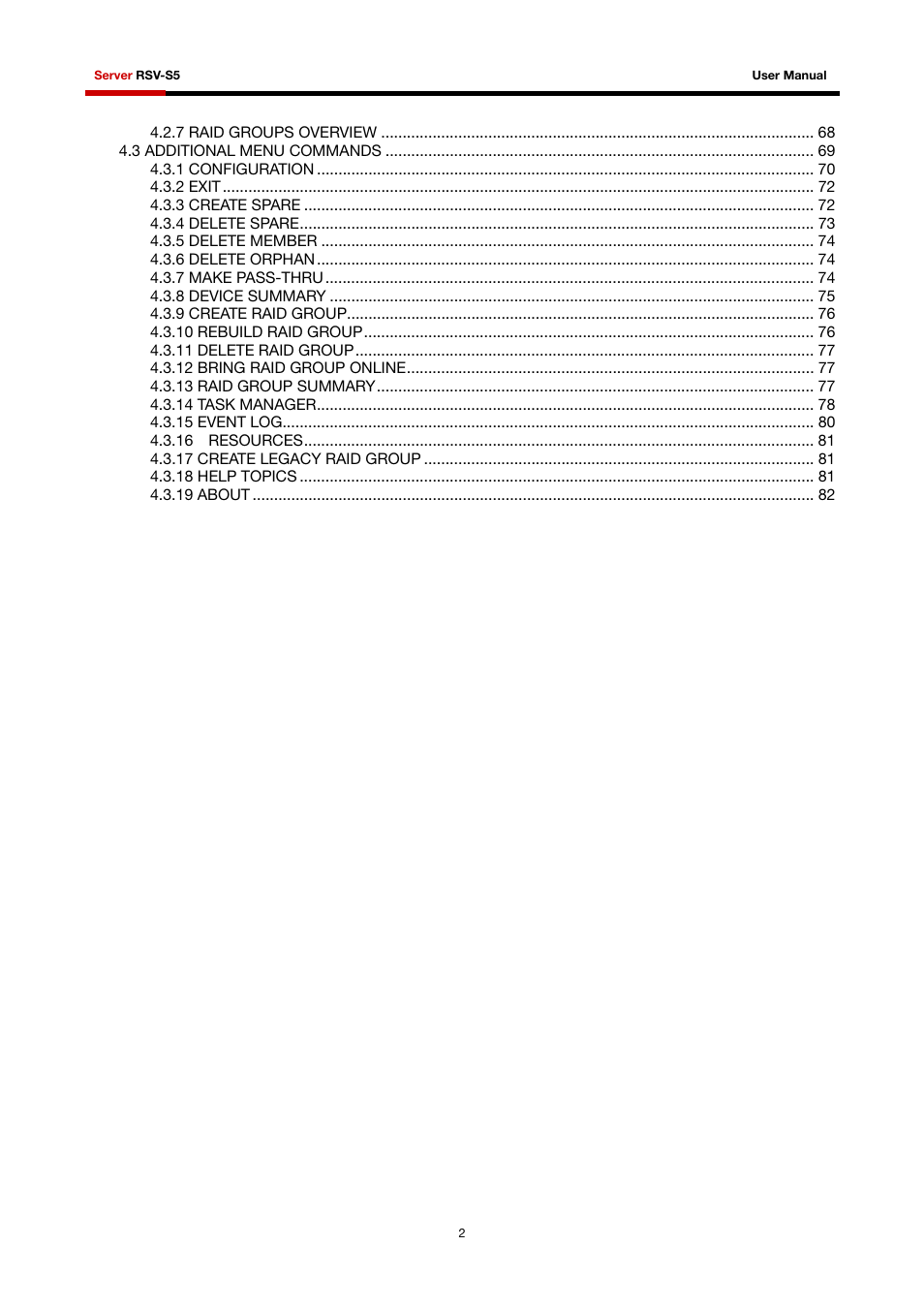 Rosewill RSV-S5 User Manual | Page 3 / 83