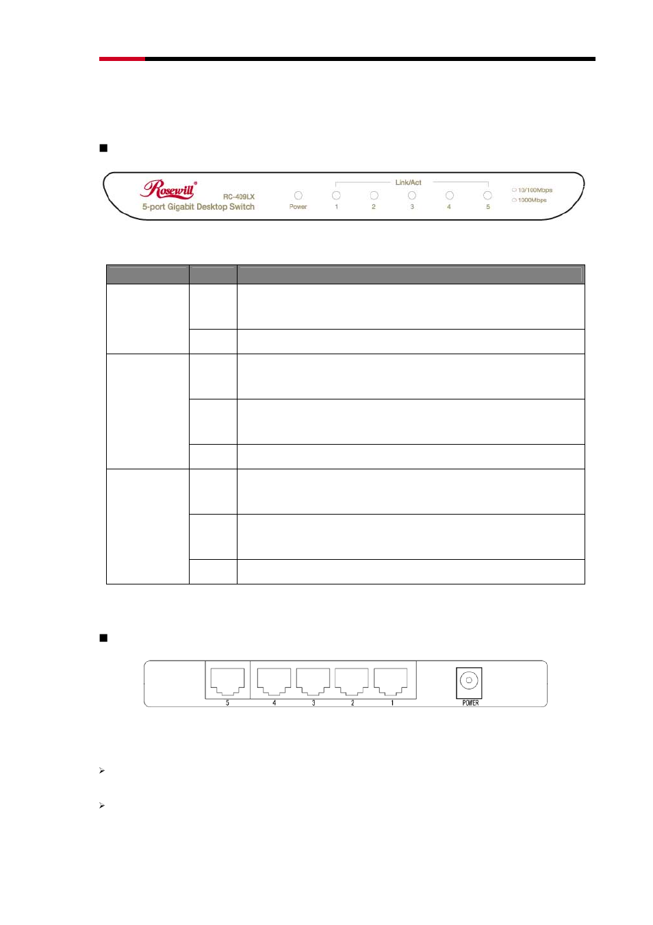 Chapter 3 identifying external components | Rosewill RC-409LX User Manual | Page 8 / 10