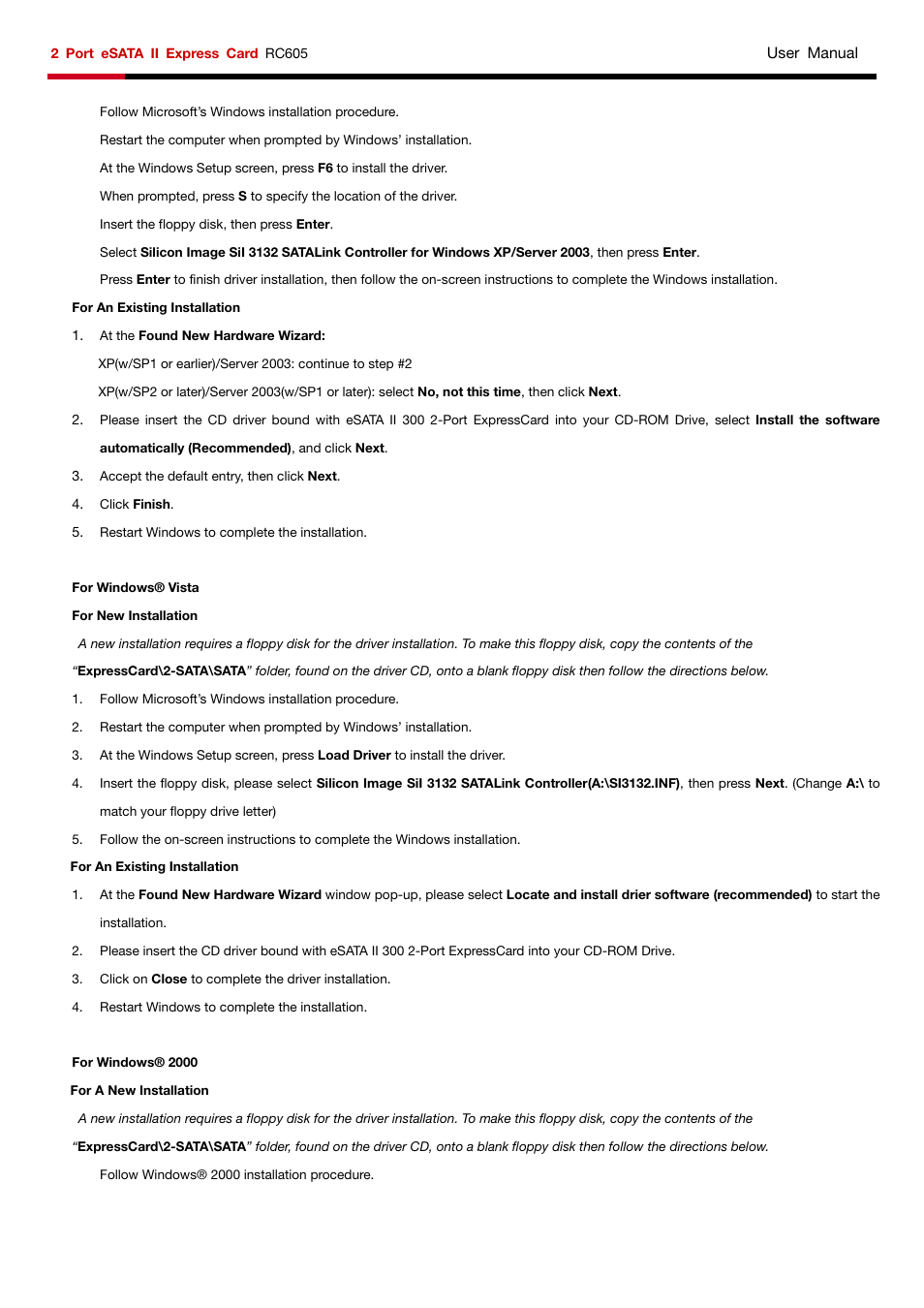 Rosewill RC605 User Manual | Page 3 / 4