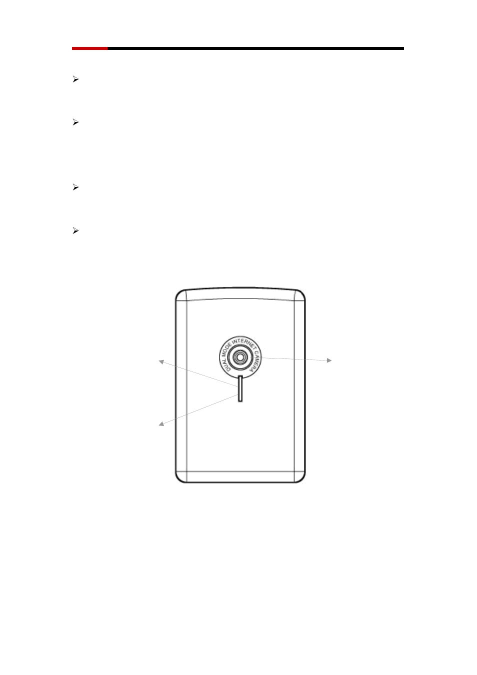 4 camera front and rear view | Rosewill WIRED INTERNET CAMERA RXS-3211 User Manual | Page 6 / 86