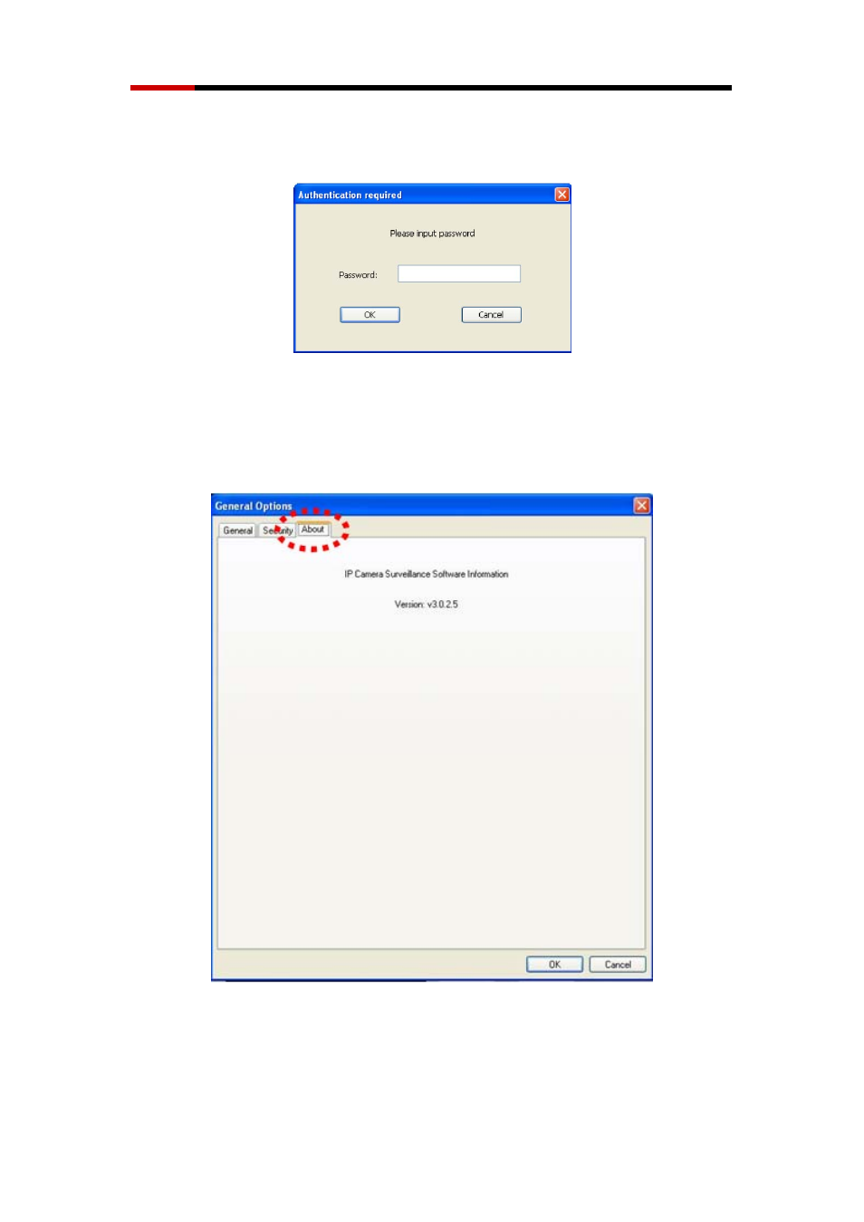 3 “about” tab, 4 change display layout | Rosewill WIRED INTERNET CAMERA RXS-3211 User Manual | Page 66 / 86